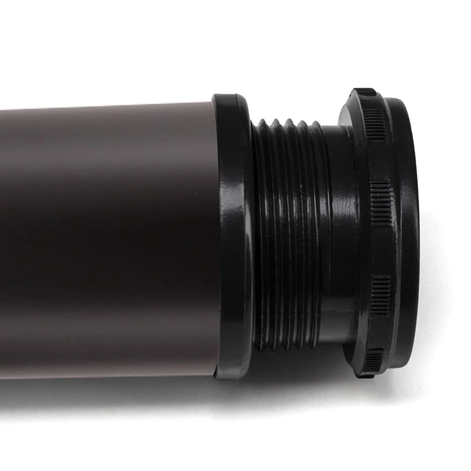 SOTECH Möbelfuß JIMMY, Ø50 mm, 150 mm hoch, schwarz, mit Höhenverstellung.