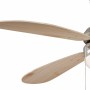AIRERYDER Deckenventilator Classic, 105 cm, Nickel/Kiefer, mit Beleuchtung und Zugketten.