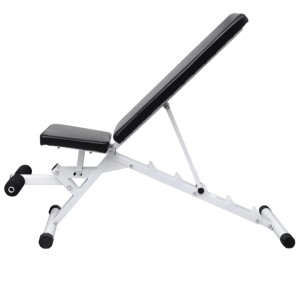 vidaXL Hantelbank mit Langhantel und Kurzhantel Set 30,5 kg 275351