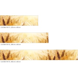 Myspotti Küchenrückwandfolie Korn, selbstklebend, verschiedene Größen.