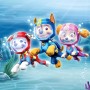 Sanders & Sanders Fototapete: Paw Patrol Unterwasser-Abenteuer für Kinderzimmer, 160x110cm.