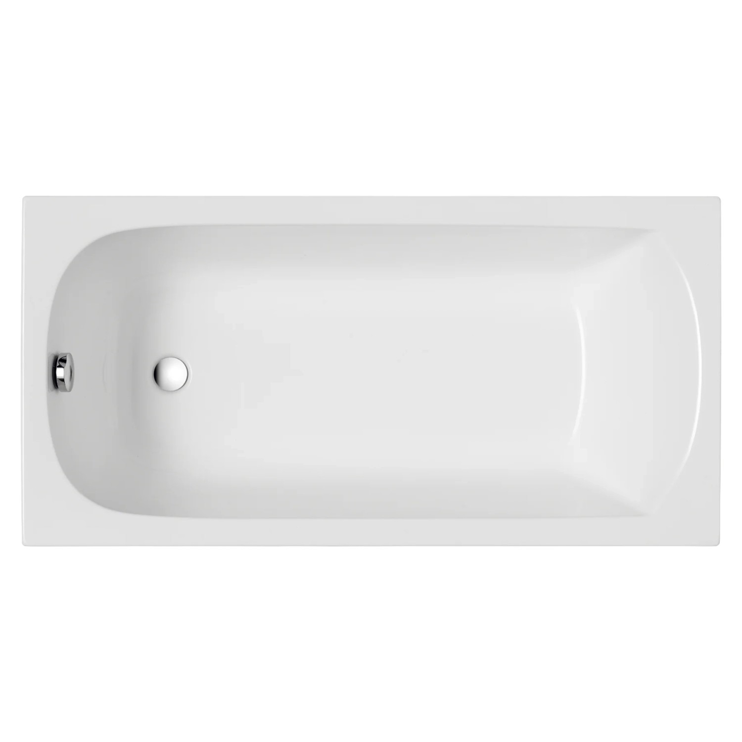 Bad Land Badewanne Rechteck CLASSIC 160x70 Ablauf Füße