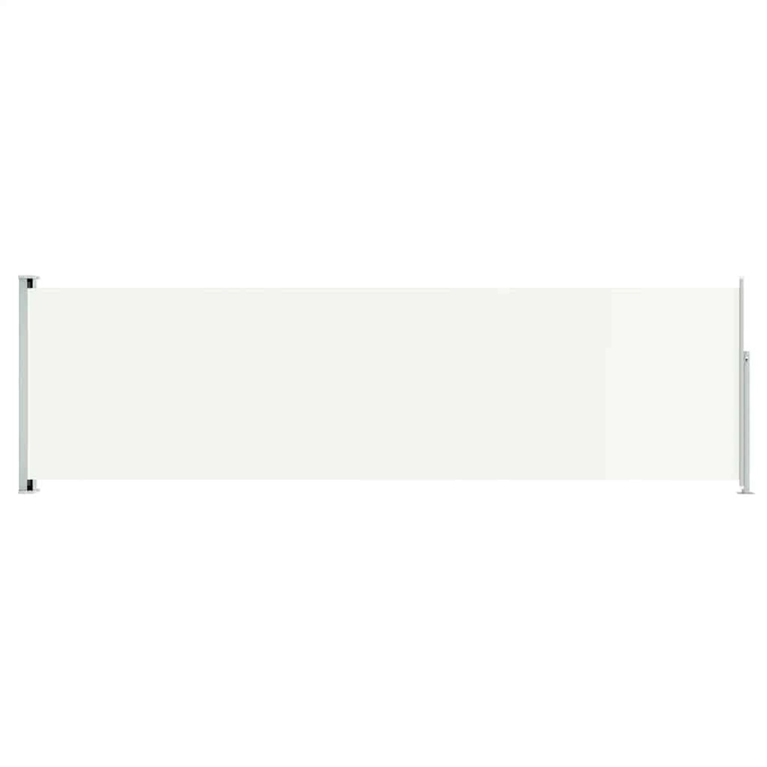 furnicato Seitenmarkise Ausziehbar 180x600 cm Creme günstig online kaufen
