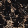 Bodenfliese Feinsteinzeug Gold, glasiert und poliert, 60x30 cm, mit Marmor-Optik.