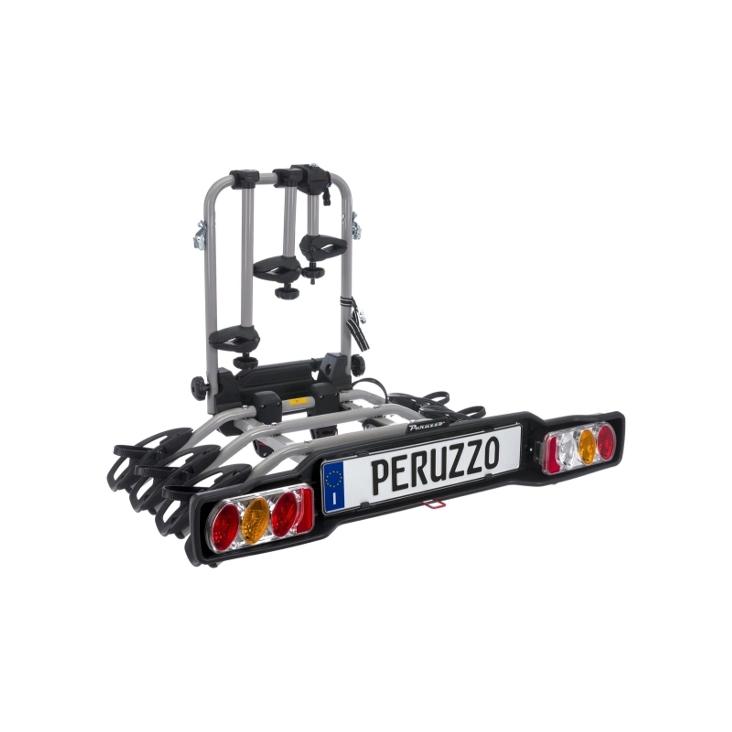 Peruzzo Fahrradträger Parma Anhängerkupplung für 4 Fahrräder Stahl 4x15 kg