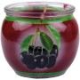 HS Candle Duftkerze Black Cherry im Glas mit Kirsch-Motiv für eine angenehme Raumatmosphäre.