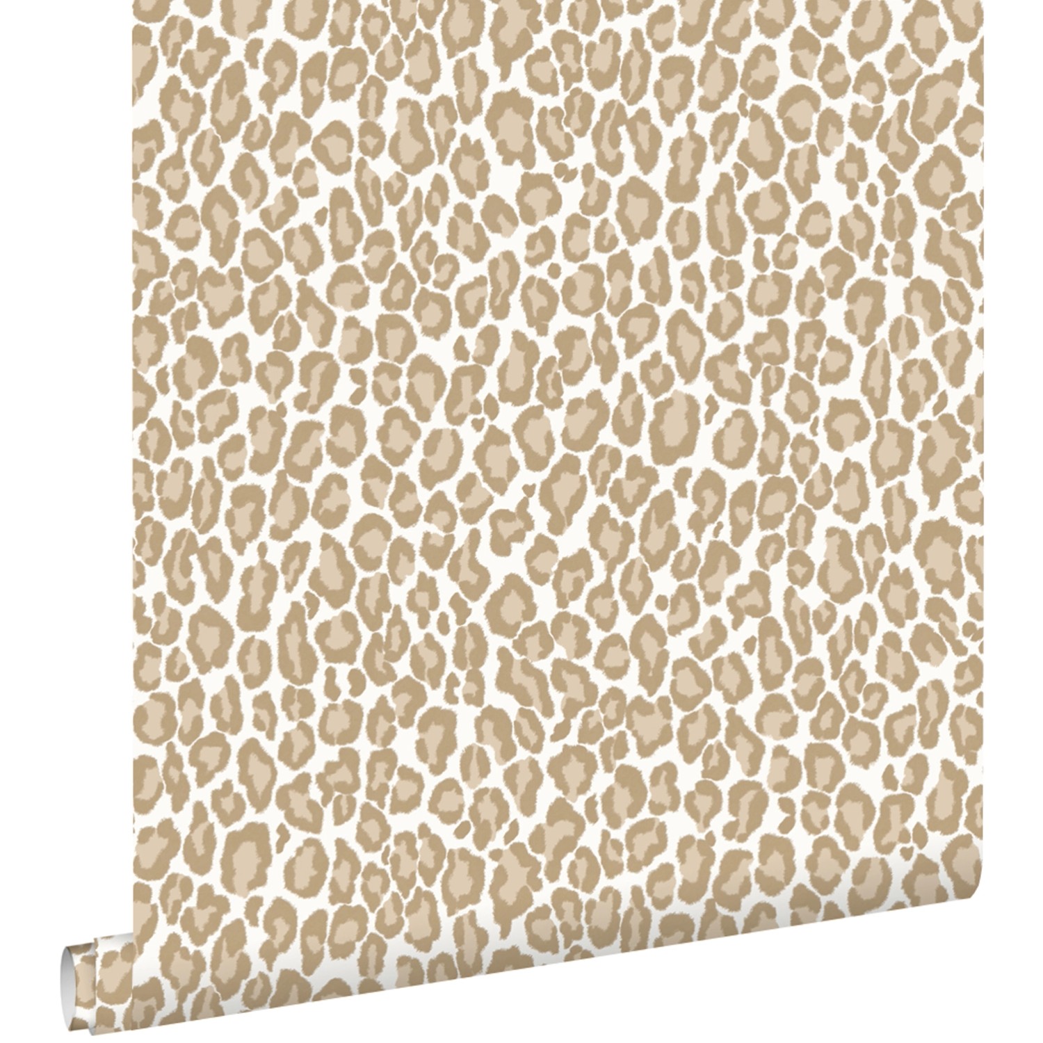 ESTAhome Tapete Leopardenmuster Beigebraun 53 cm x 10.05 m günstig online kaufen