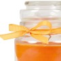 HS Candle Duftkerze Sternzeichen Fische Honigmelone im Glas mit Schleife, 30h Brenndauer.