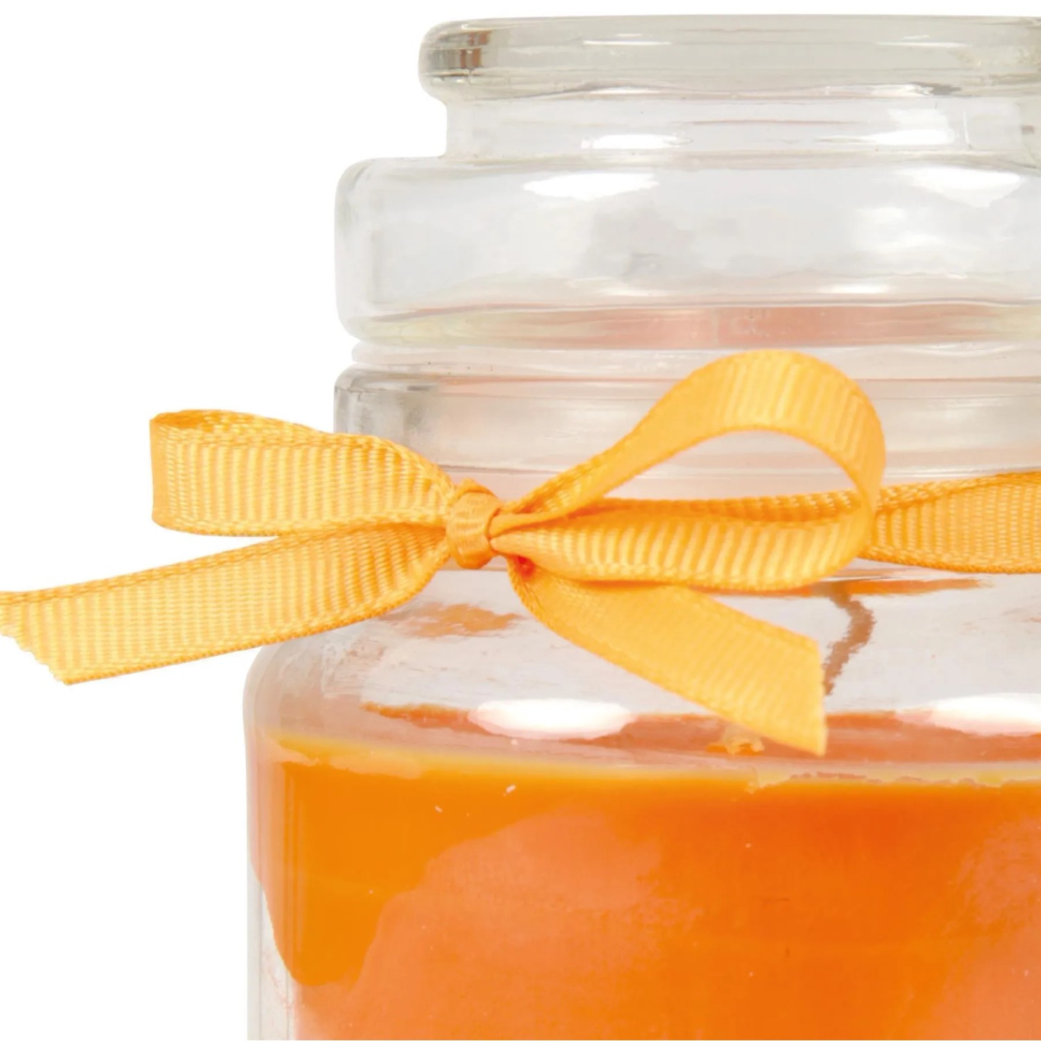 HS Candle Duftkerze Sternzeichen Fische Honigmelone im Glas mit Schleife, 30h Brenndauer.
