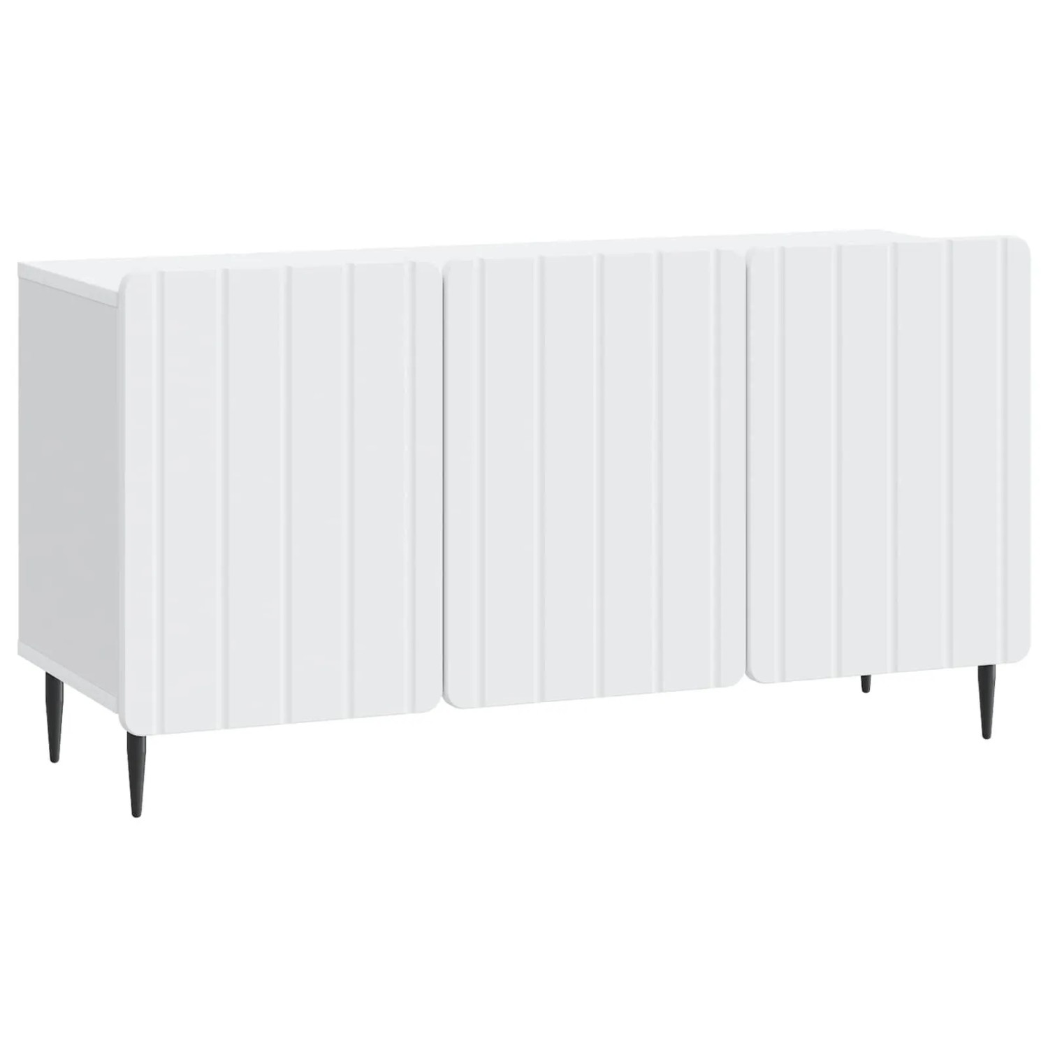 vidaXL TV-Schränk Weiß 99 x 34,5 x 52 cm Holzwerkstoff 894485