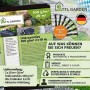 TTL GARDEN Unkrautvlies 100g/m² 2x10m schwarz mit 30 Erdankern. Robustes Gartenvlies für Beete & Wege, UV-stabil.