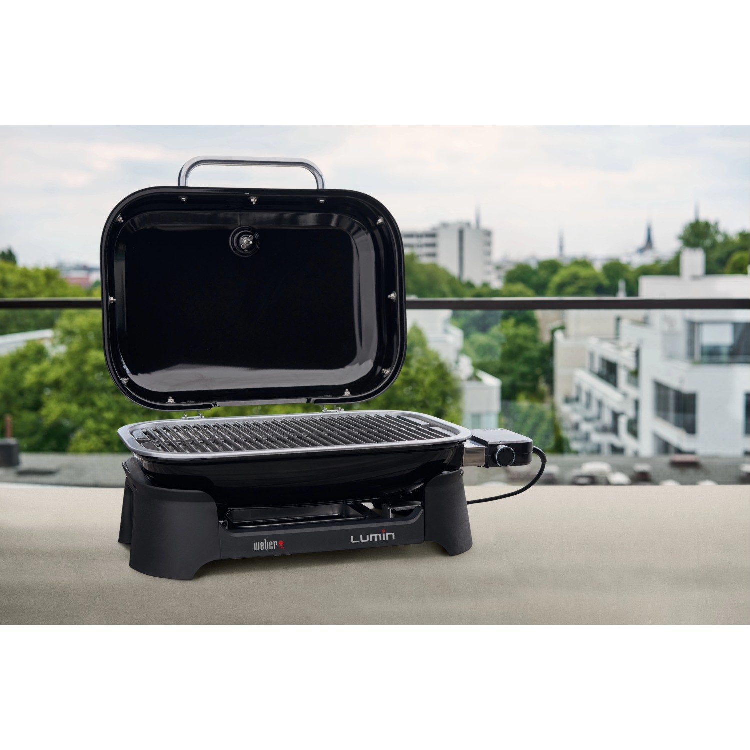 Weber ElektroTischgrill Lumin Schwarz 2200 W 49 x 33 cm kaufen bei OBI