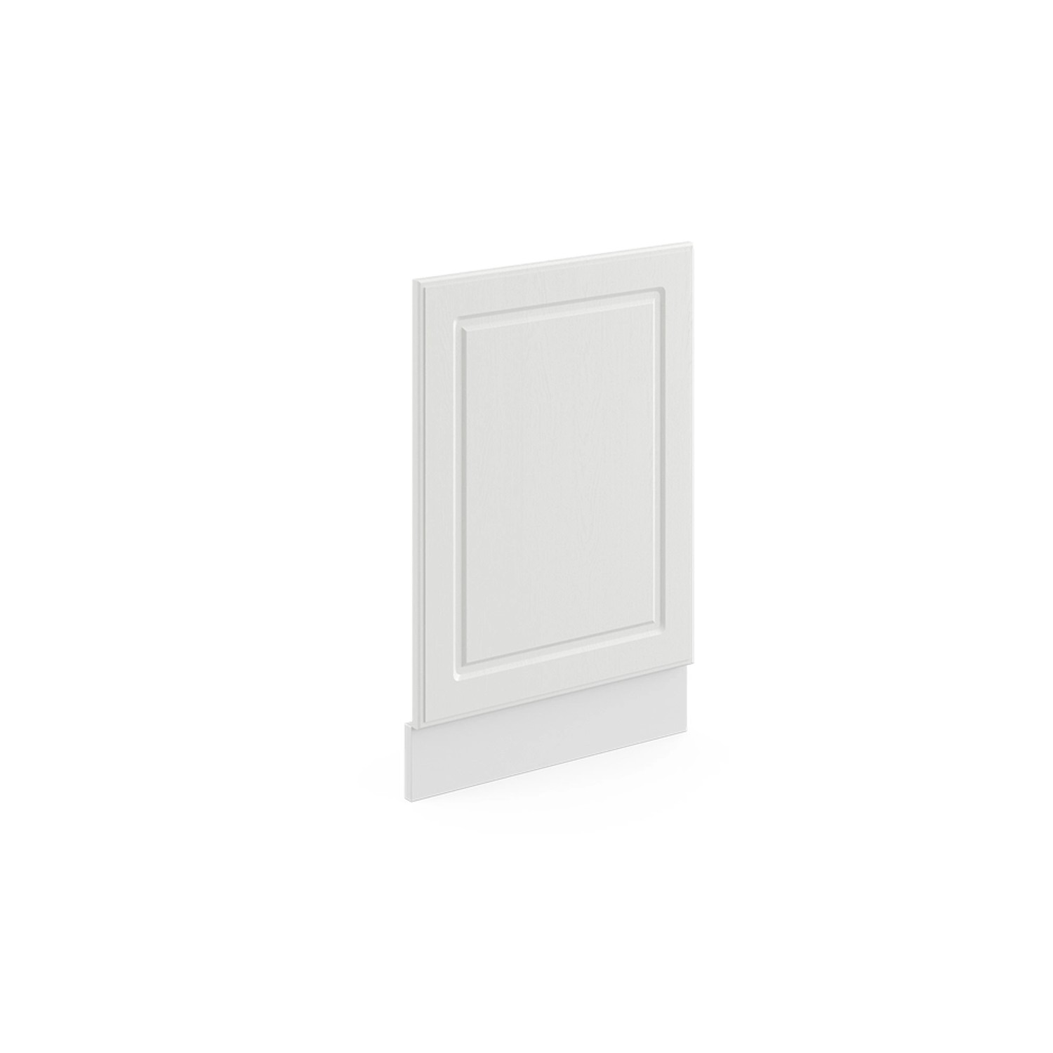 Vicco Frontblende R-Line Geschirrspüler Fronttür Weiß Landhaus/Weiß 45 cm ohne Arbeitsplatte