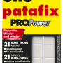 Uhu Patafix Pro Power Klebepads, 21 Stück, wiederablösbar und wiederverwendbar.