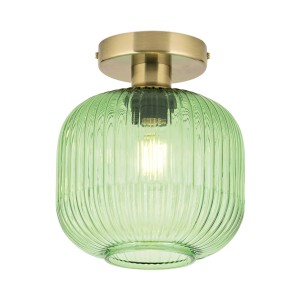 Orion Leuchten Deckenleuchte Carneval Ø 20 cm Bronze Grün