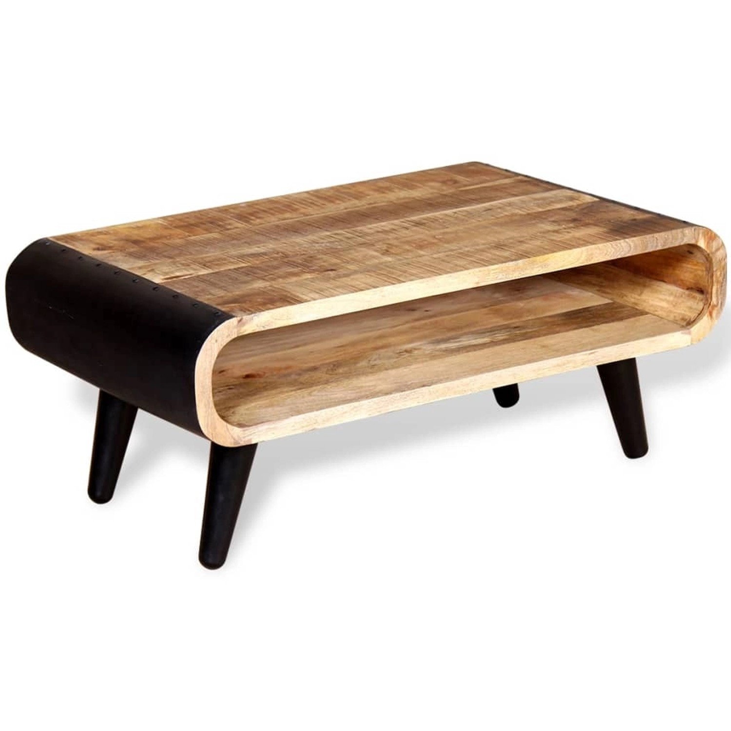 vidaXL Couchtisch Raues Mangoholz 90x55x39 cm 244008 günstig online kaufen