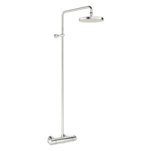 Hansa Duscharmatur HANSAMICRA mit Regenbrause, Thermostat und in Chrom Optik.