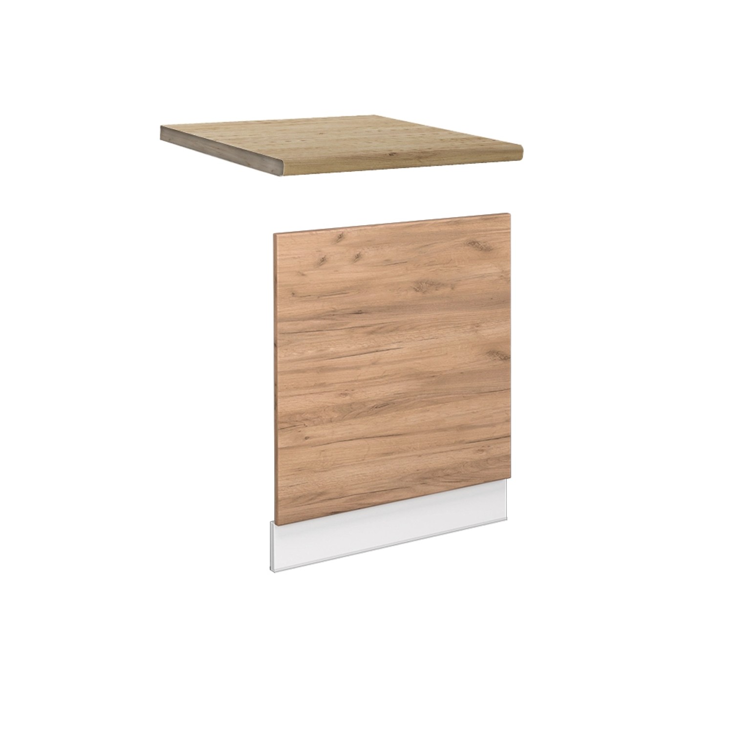 Vicco Frontblende Fame-Line Goldkraft Eiche/Weiß 60 cm AP Eiche