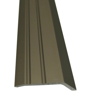 Übergangsprofil, selbstklebend, Edelstahl-Optik, 2500 mm lang, für Laminat & Parkett.