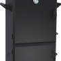 El Fuego Gas-Smoker Portland XXL, 2 Brenner, schwarz. Gasgrill mit Thermometer und zwei Türen.