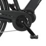 Detailaufnahme: Tretlager und Mittelmotor des Fischer E-Bike Damen Viator 4.0i.