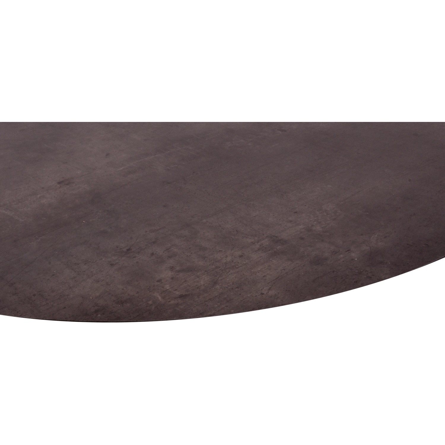 Detailansicht: Runde, schwarze Tischplatte des Gartentischs Garden Pleasure SOPHIA.