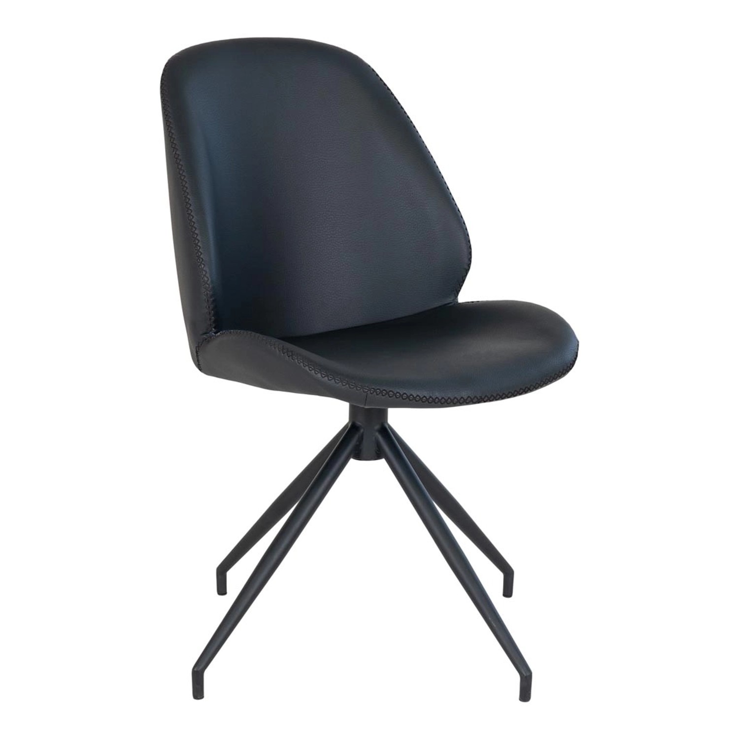 ebuy24 MonteCarlo Esszimmerstuhl Drehfuss Schwarz günstig online kaufen