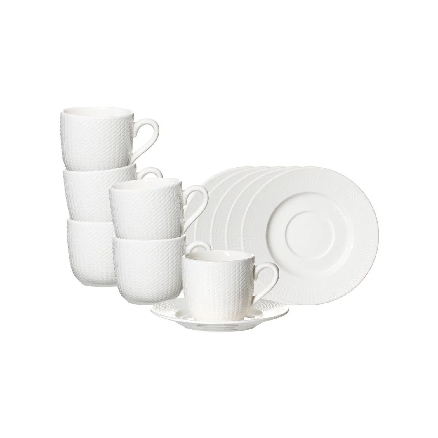 Ritzenhoff & Breker Saphir Espressotasse mit Untertasse 80 ml 6er Set