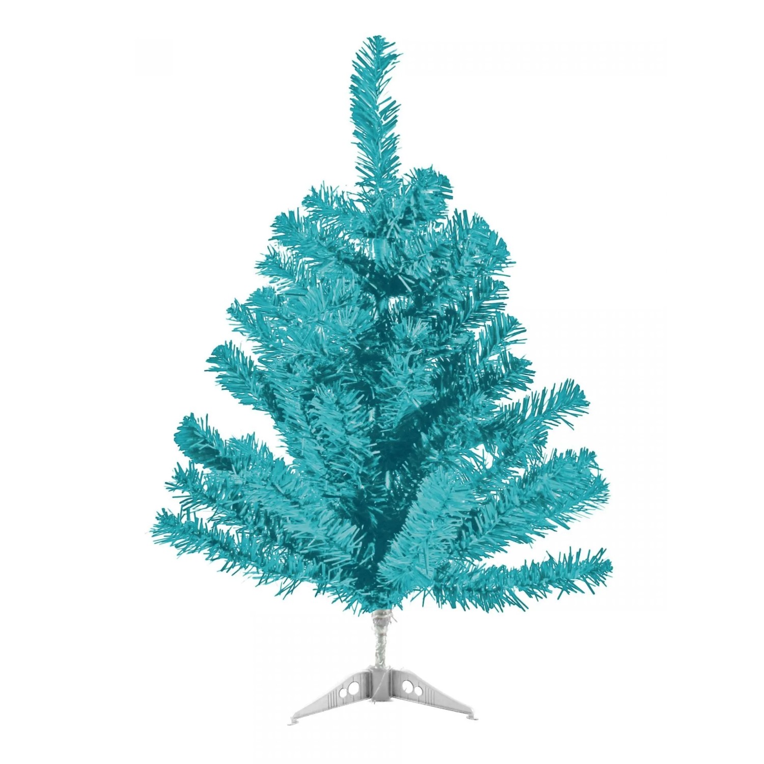 LEX Künstlicher Weihnachtsbaum Inkl. Ständer Tannenbaum Christbaum Türkis 60cm