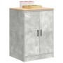 vidaXL Garagen-Aufbewahrungsschrank Betongrau Massivholz Kiefer 860574_4