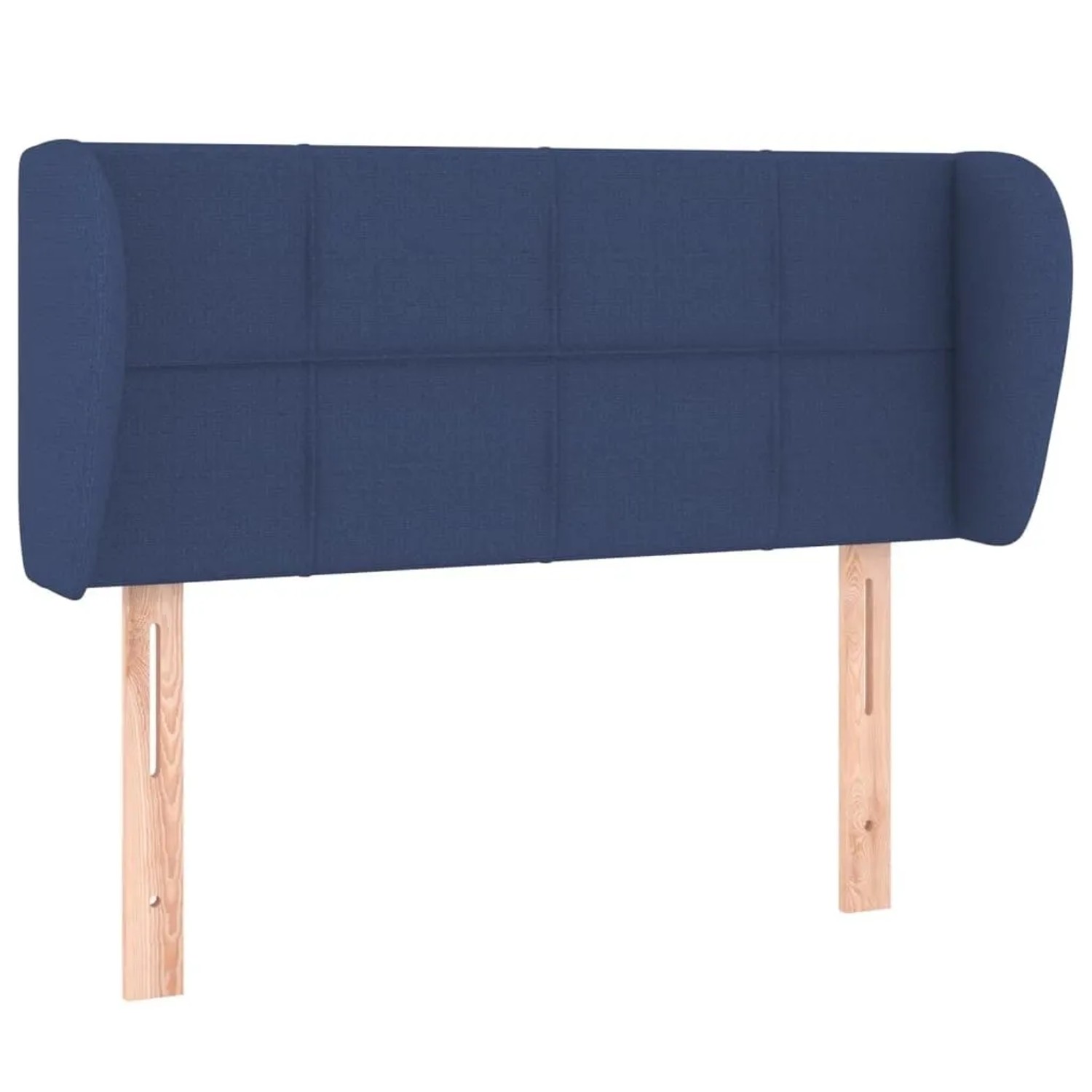 vidaXL Kopfteil mit Ohren Blau 83x23x78/88 cm Stoff 3117124