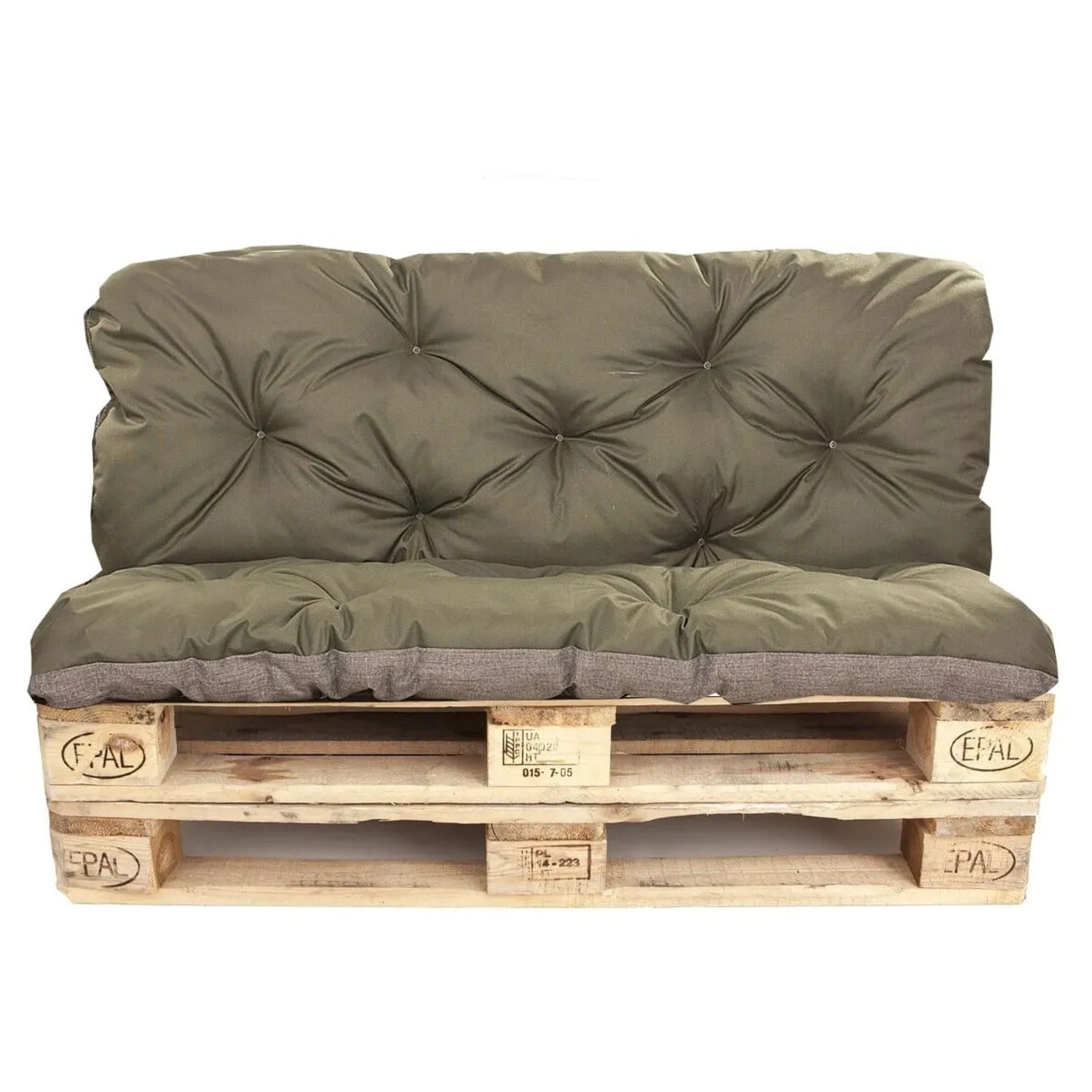 Setgarden Enkel Set Palettenkissen 120x60x60cm Sitzkissen + Rückenkissen 1t günstig online kaufen