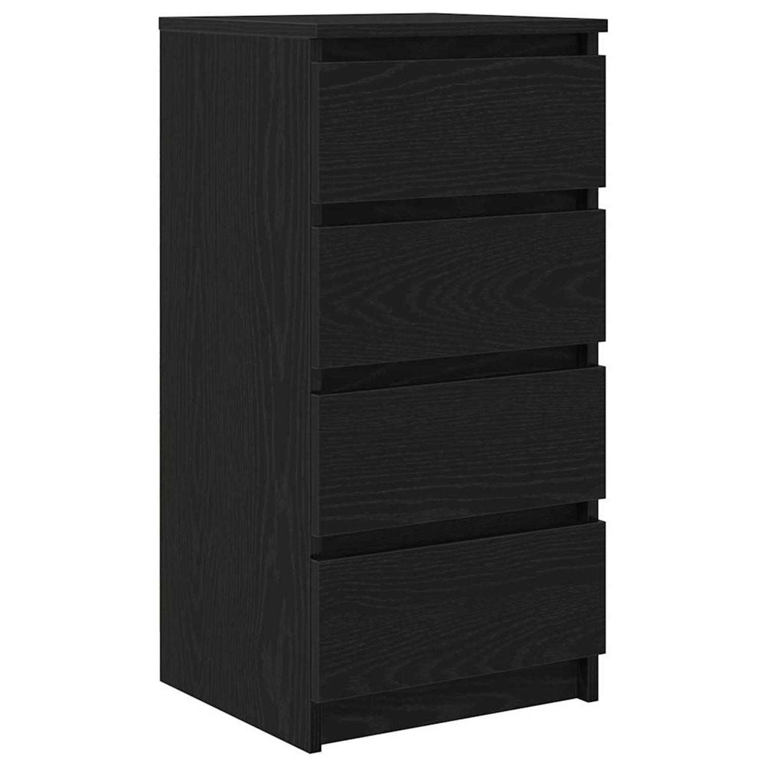 vidaXL Sideboard Schwarz Eichen-Optik 37,5x35x76 cm Holzwerkstoff 861752 günstig online kaufen
