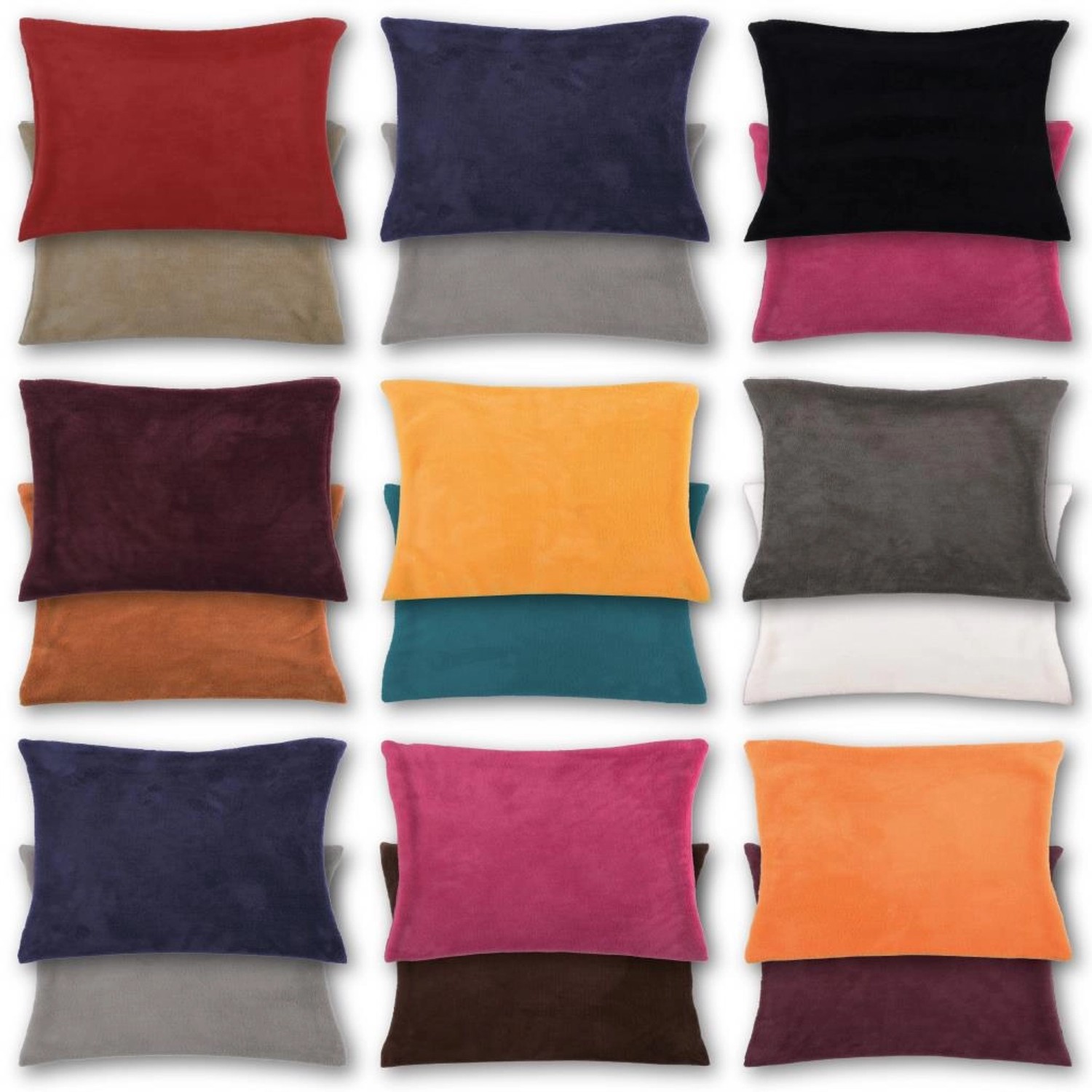 Bestlivings Kissenhüllen Kuschel, 30x50 cm, verschiedene Farben. Dekokissen für Sofa und Bett.