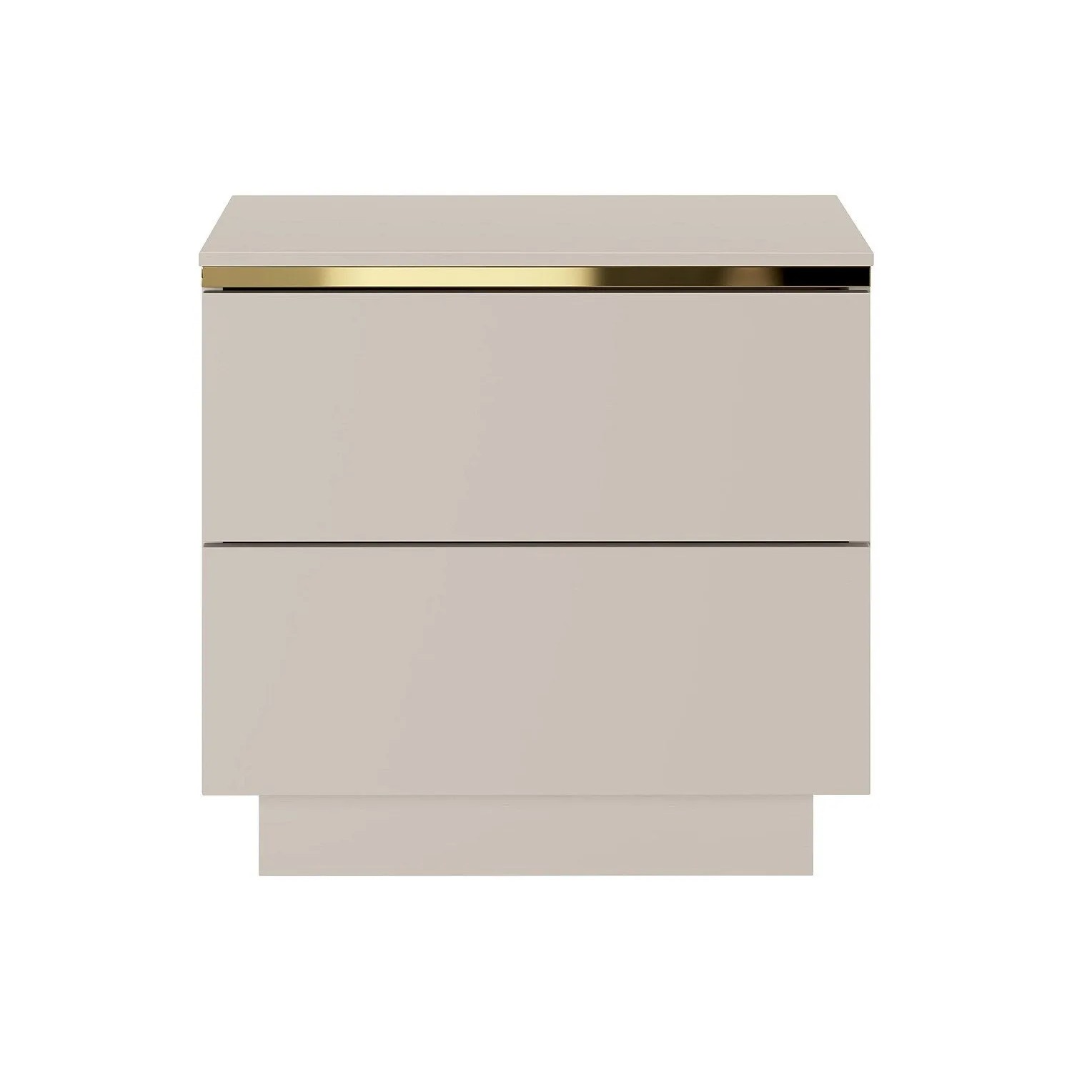 Vente-unique Nachttisch Vukia Beige 50 cm