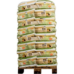 Palette OBI Bio Garten- und Hochbeeterde, 51 Säcke à 45 l, torffrei für Hochbeet und Garten.