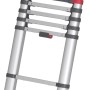 Hailo FlexLine 260 Teleskopleiter, 9-stufig, Aluminium, bis 150 kg belastbar.
