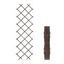Relaxdays Rankgitter 3er Set Tannenholz Braun Ausziehbar 180 cm x 60 cm x 1 cm_5