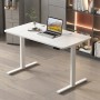 Rebiko Elektrischer Steh Sitz Schreibtisch Weiß 140 Cm Höhenverstellbar Von 72 Bis 118 Cm_5