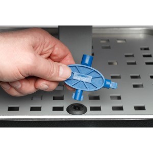 PROREGAL Kombiascher Mit Schutzdach Und Sieb 72 Liter HxBxT 92 x 45 x 45 cm Verzinkter Stahl Eisenglimmer