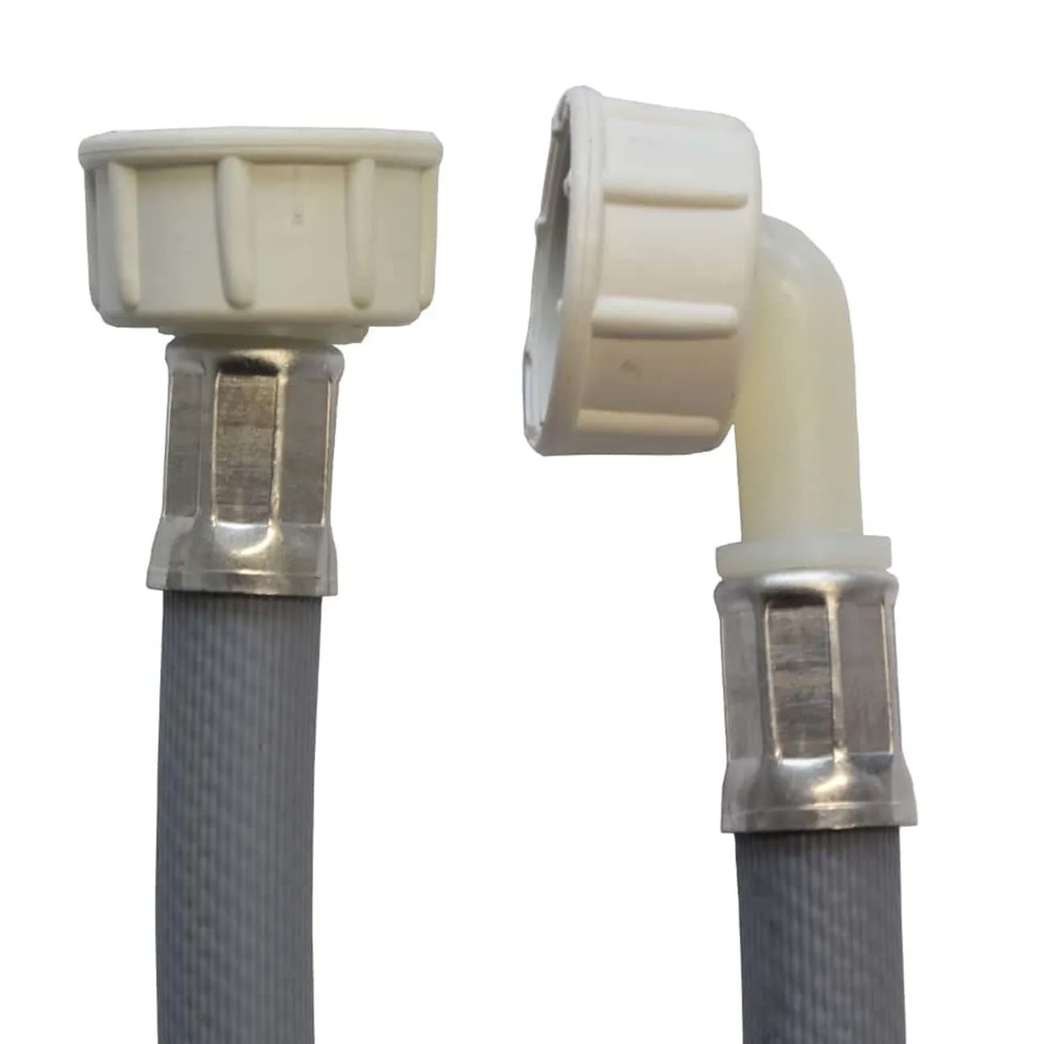 Boni-Shop Zulaufschlauch Winkel 3/4 Zoll 3,5 m Gummi Grau