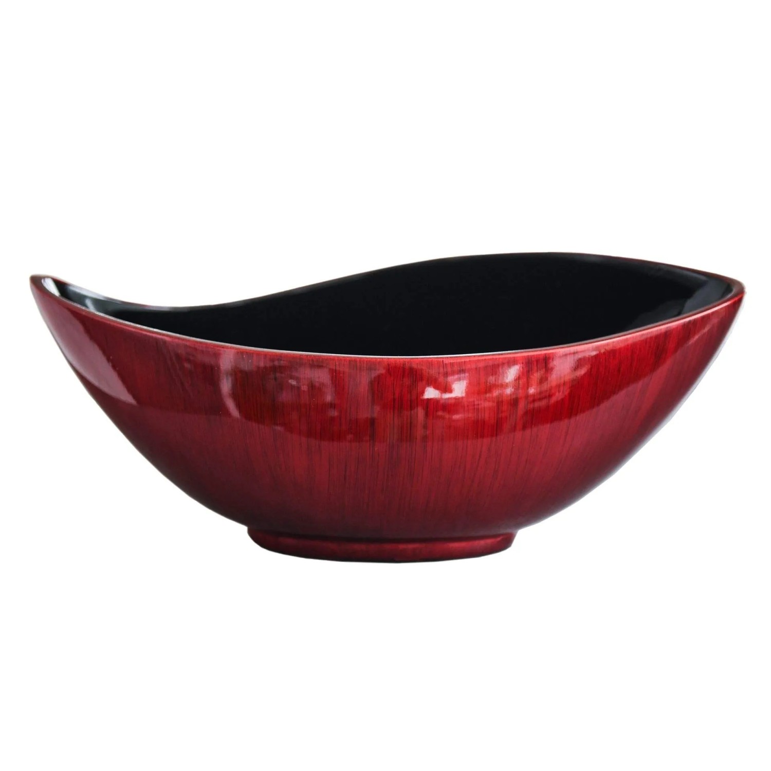 Vivanno Pflanzschale Mondana 39 cm x 20 cm x 16 cm Spiralrot