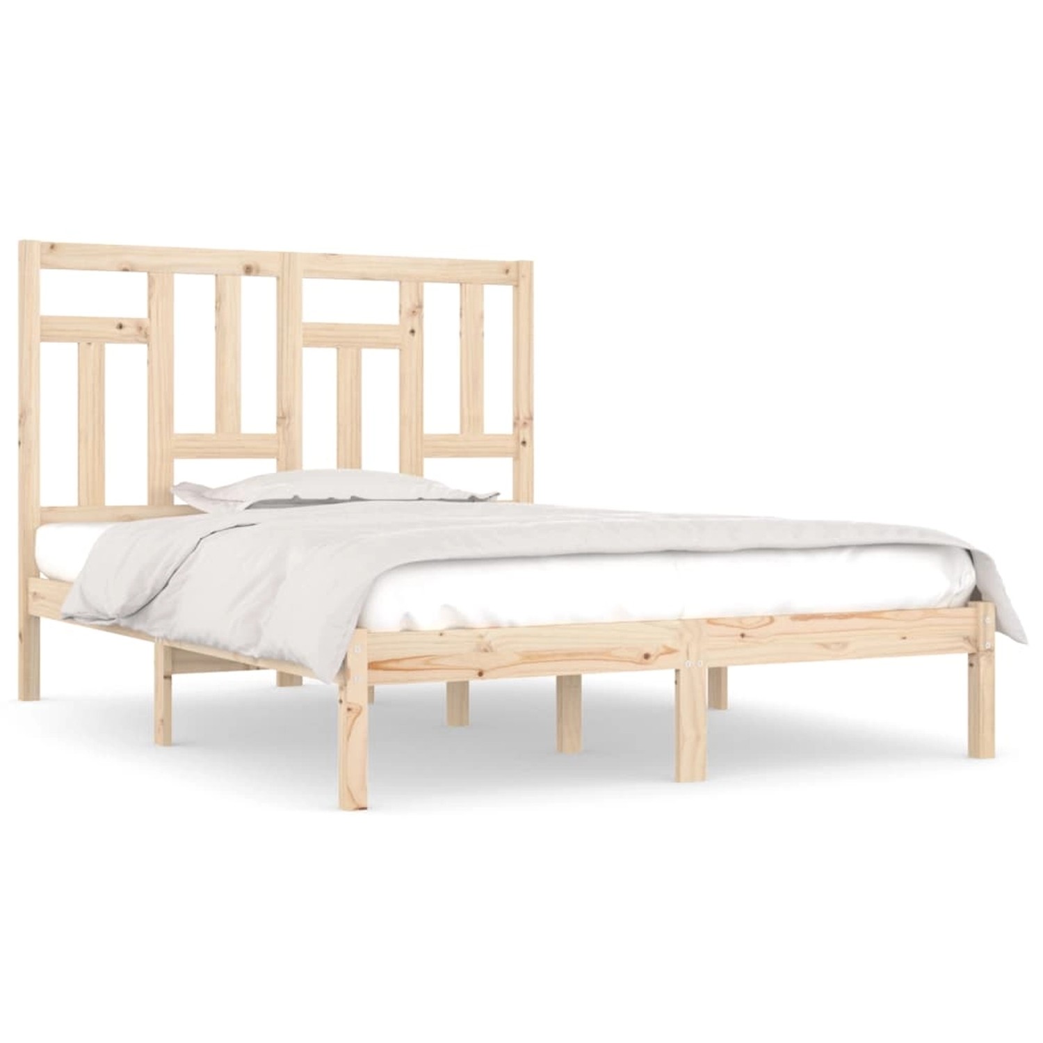 vidaXL Massivholzbett Kiefer 140x190 cm 3104523 günstig online kaufen