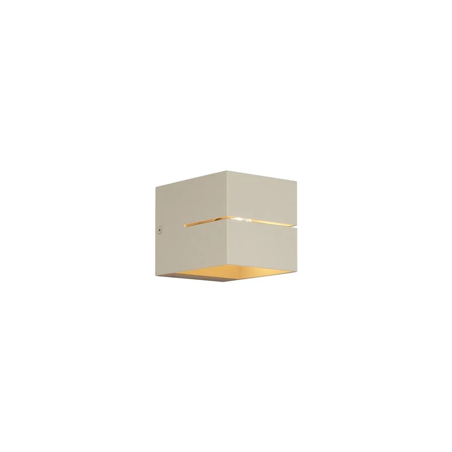 QAZQA Moderne Wandleuchte Beige G9 Quadratisch Transfer