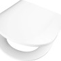 Weißer baliv WC-Sitz Kingston II aus Duroplast mit Absenkautomatik.