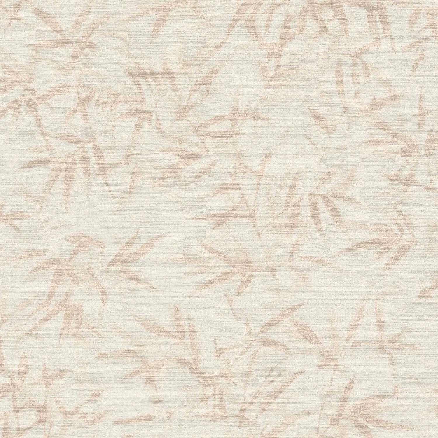PROFHOME 790461-GU Florale Tapete Metallische Akzente Creme Beige Rosa 0,53 m x 10,05 m 5,33 m2
