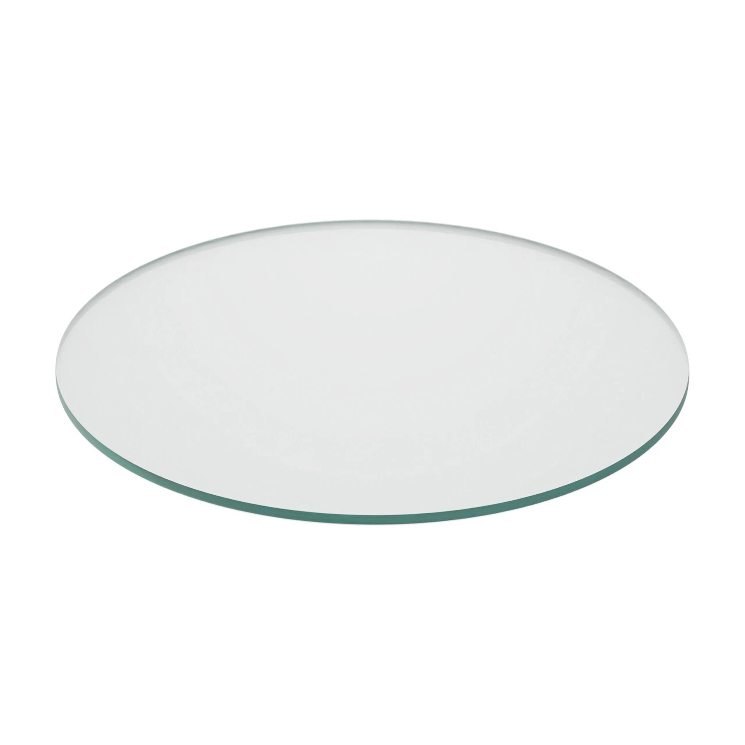 Relaxdays Glasplatte ESG Transparent Hitzebeständig 40 cm 2,5 kg
