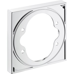 Hansgrohe Verlängerungsrosette ShowerSelect Glas, Chrom. Zubehör für Armaturen.