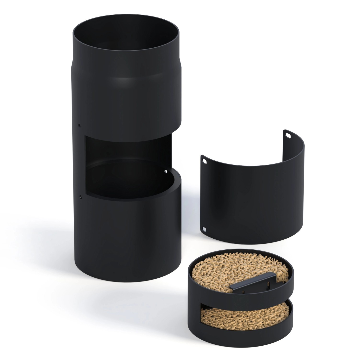 Accente Kaminofenfilter Sauberling Schwarz günstig online kaufen