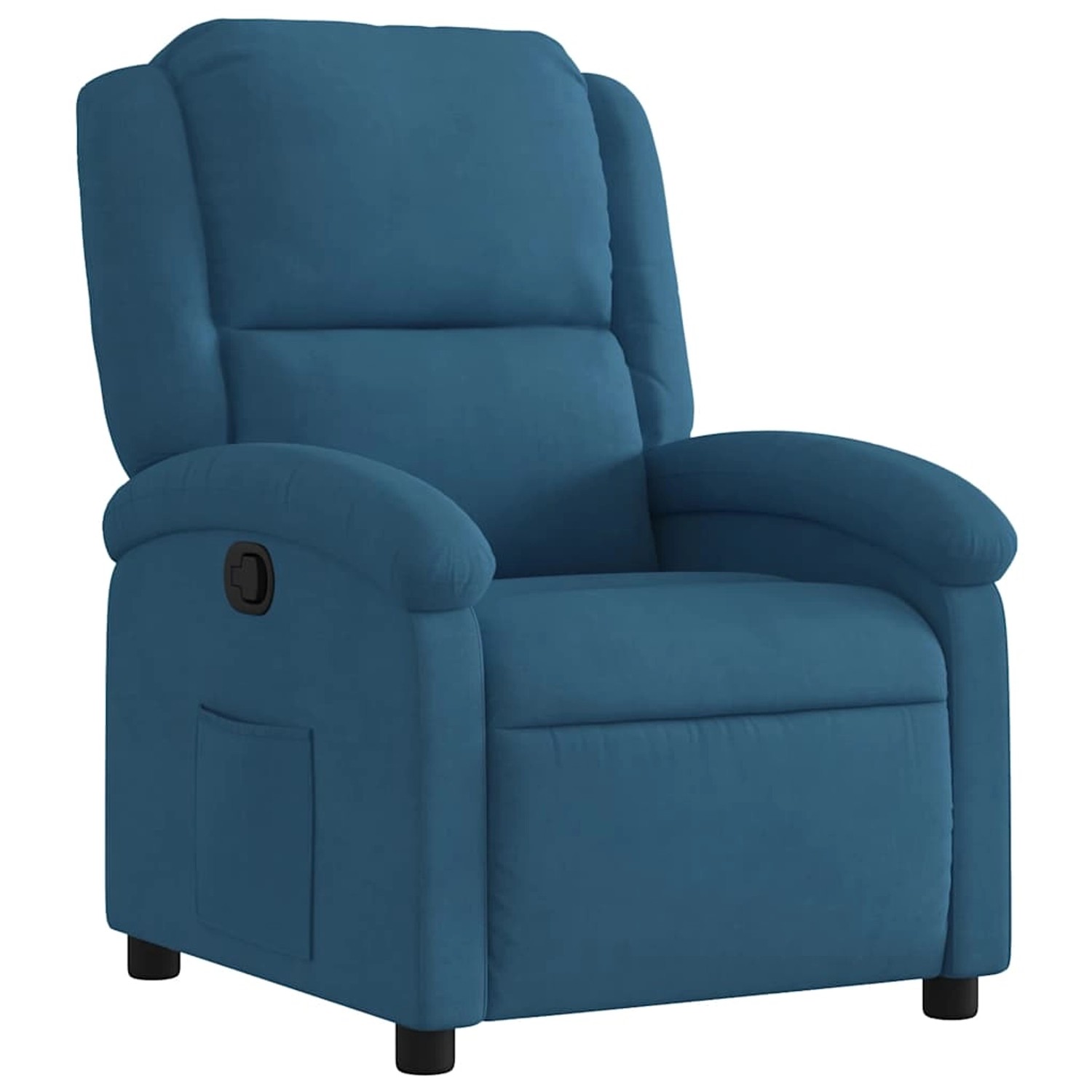 vidaXL Relaxsessel Blau Samt 371807 günstig online kaufen
